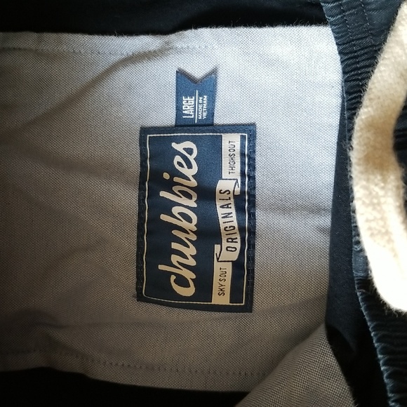 Mens CHUBBIES 5.5” Shorts size L Blue - Picture 2 of 4